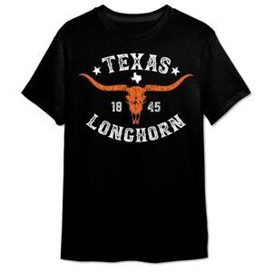 Texas Longhorn 1845 T-Shirt – Vintage Western Longhorn Skull Graphic Tee